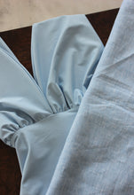 Load image into Gallery viewer, Sky Blue Wrap-Skirt