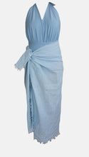 Load image into Gallery viewer, Sky Blue Wrap-Skirt
