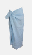 Load image into Gallery viewer, Sky Blue Wrap-Skirt
