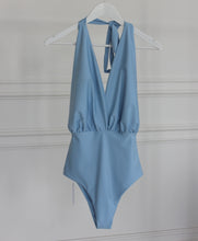 Load image into Gallery viewer, Sky Blue One-Piece Swimsuit
